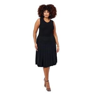 Elegant Black Midi Dress
